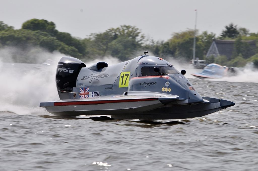 Ben Jelf in his F2 Powerboat